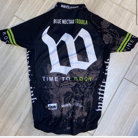 Bio Racer Blue Nectar Tequila Cycling Biking Bike Jersey Zeet Moxie Multisport - Picture 2 of 4